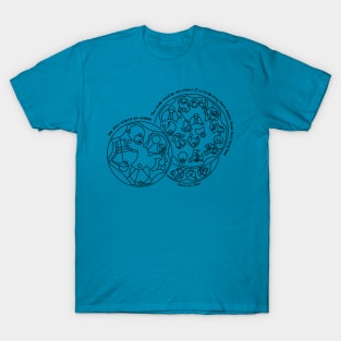 Use what talents you possess - Circular Gallifreyan T-Shirt